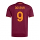 Maillot de foot AS Roma Artem Dovbyk #9 Domicile vêtements 2025-26 Manches Courtes Maillot de foot AS Roma Artem Dovbyk #9 Domicile vêtements 2025-26 Manches Courtes
